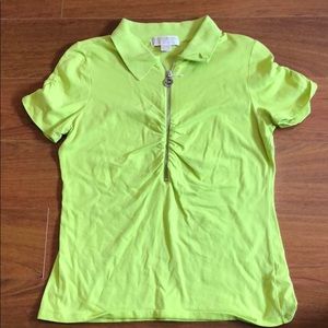 Michael Kors yellow-green tee